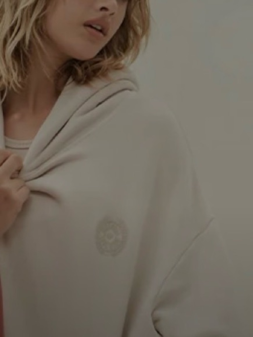 Local love club  Bone color Hoodie Small